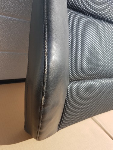 BMW Z3 Roadster Facelift Bei Fahrer Sitz Oberteil Leder Lehne schwarz RECHTS  – Bild 4