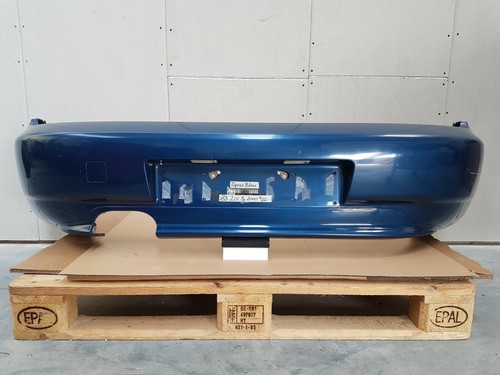 BMW Z3 Facelift Breites Heck Stoßstange Stoßfänger HINTEN Heckschürze Topas blau – Bild 1