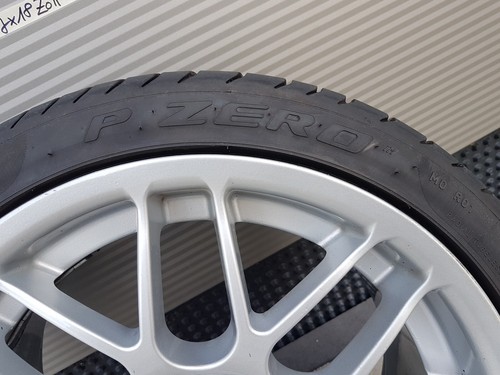 EINE BMW Z4 E85 E86 E46 Leichtmetall Alu M-Felge 9 J x 18 Zoll + Pirelli Reifen – Bild 3