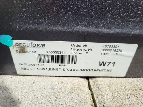 BMW E90 E91 Seiten Schweller Leiste sparkling graphit rechts ODER links ABHOLUNG – Bild 5