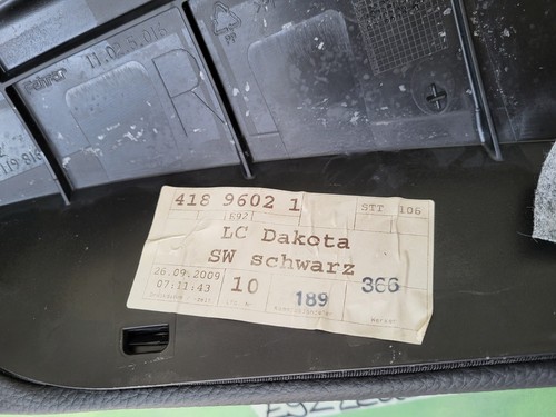 BMW E92 Coupe Rückbank Oberteil RECHTS Leder schwarz Rücksitz Lehne ABHOLUNG – Bild 6