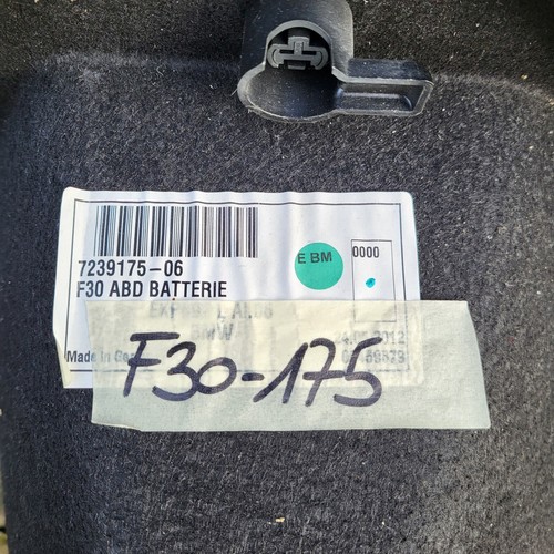 BMW F30 Kofferraum Verkleidung Gepäckraum Abdeckung Batterie Wanne 7239175 – Bild 5