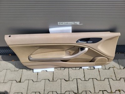 BMW E46 Cabrio Coupe Türverkleidung Leder Beige LINKS Harman Kardon Griff Blende – Bild 2