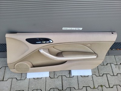 BMW E46 Cabrio Coupe Türverkleidung Leder Beige RECHT Harman Kardon Griff Blende – Bild 2