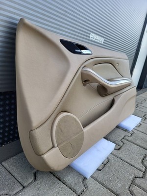 BMW E46 Cabrio Coupe Türverkleidung Leder Beige RECHT Harman Kardon Griff Blende – Bild 3
