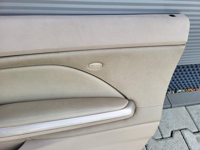 BMW E46 Cabrio Coupe Türverkleidung Leder Beige RECHT Harman Kardon Griff Blende – Bild 8