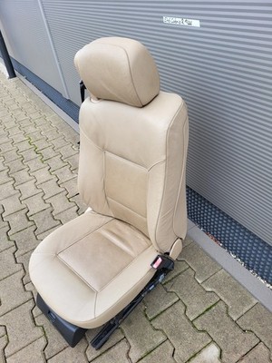 BMW E46 Cabrio Beifahrer Sitz elektrisch Leder Beige Memory Funktion ABHOLUNG – Bild 2
