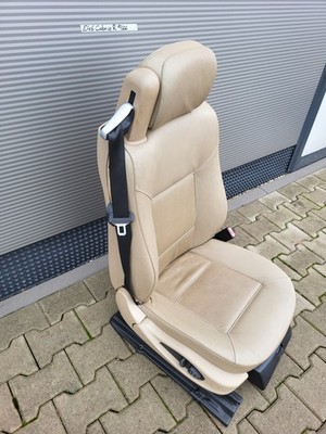 BMW E46 Cabrio Beifahrer Sitz elektrisch Leder Beige Memory Funktion ABHOLUNG – Bild 3