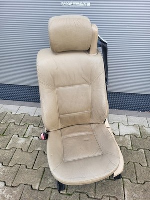 BMW E46 Cabrio Fahrer Sitz elektrisch Leder Beige Memory Funktion Links ABHOLUNG – Bild 1