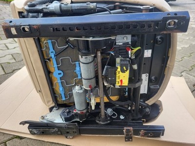 BMW E46 Cabrio Fahrer Sitz elektrisch Leder Beige Memory Funktion Links ABHOLUNG – Bild 11