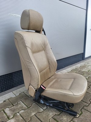 BMW E46 Cabrio Fahrer Sitz elektrisch Leder Beige Memory Funktion Links ABHOLUNG – Bild 5