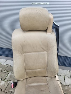 BMW E46 Cabrio Fahrer Sitz elektrisch Leder Beige Memory Funktion Links ABHOLUNG – Bild 7