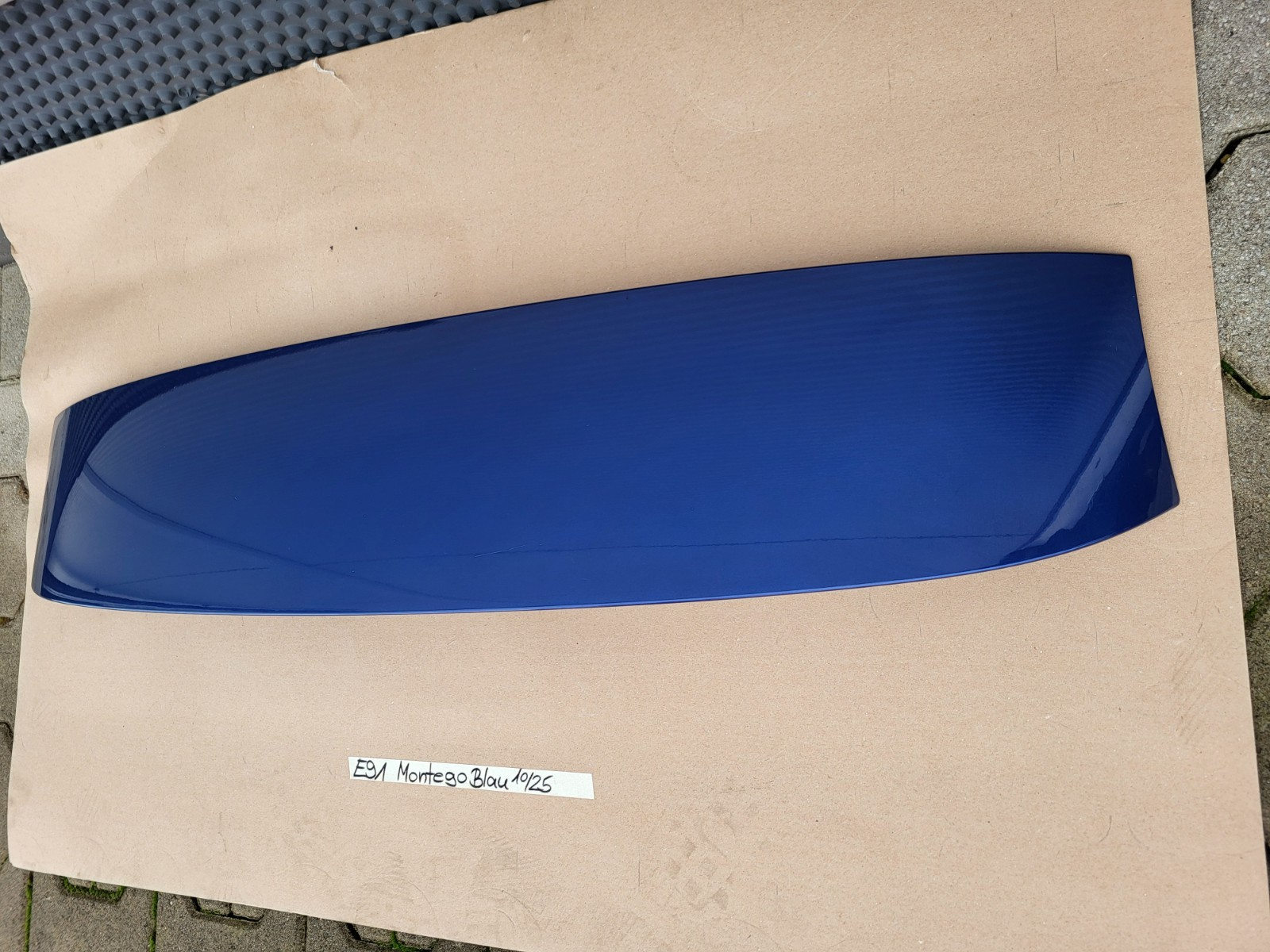 BMW E91 Dach Spoiler Heckdeckel Heckklappe Kofferraum Heckspoiler Montego Blau – Bild 2