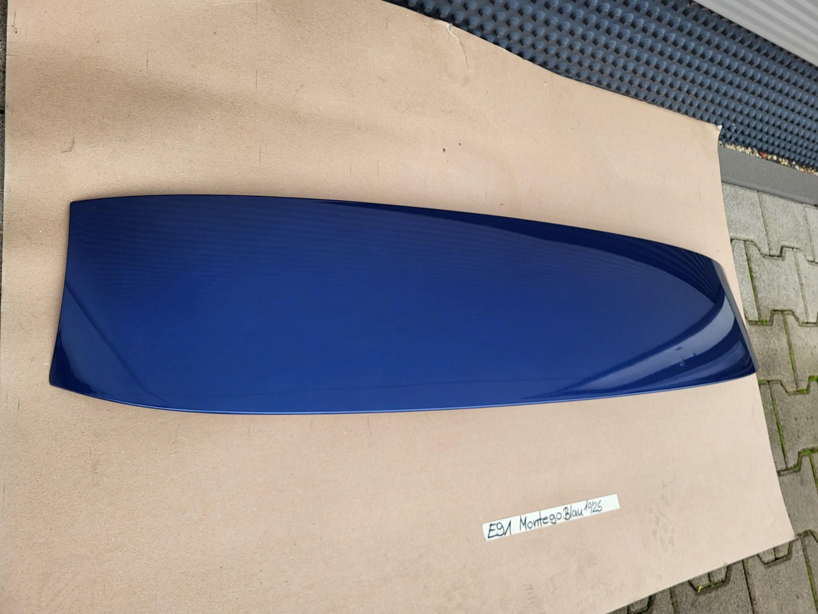 BMW E91 Dach Spoiler Heckdeckel Heckklappe Kofferraum Heckspoiler Montego Blau – Bild 3
