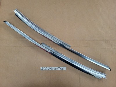 Leiste BMW E46 Cabrio Verkleidung A-SÃ¤ule Chrom auÃen rechts + Links – Bild 1