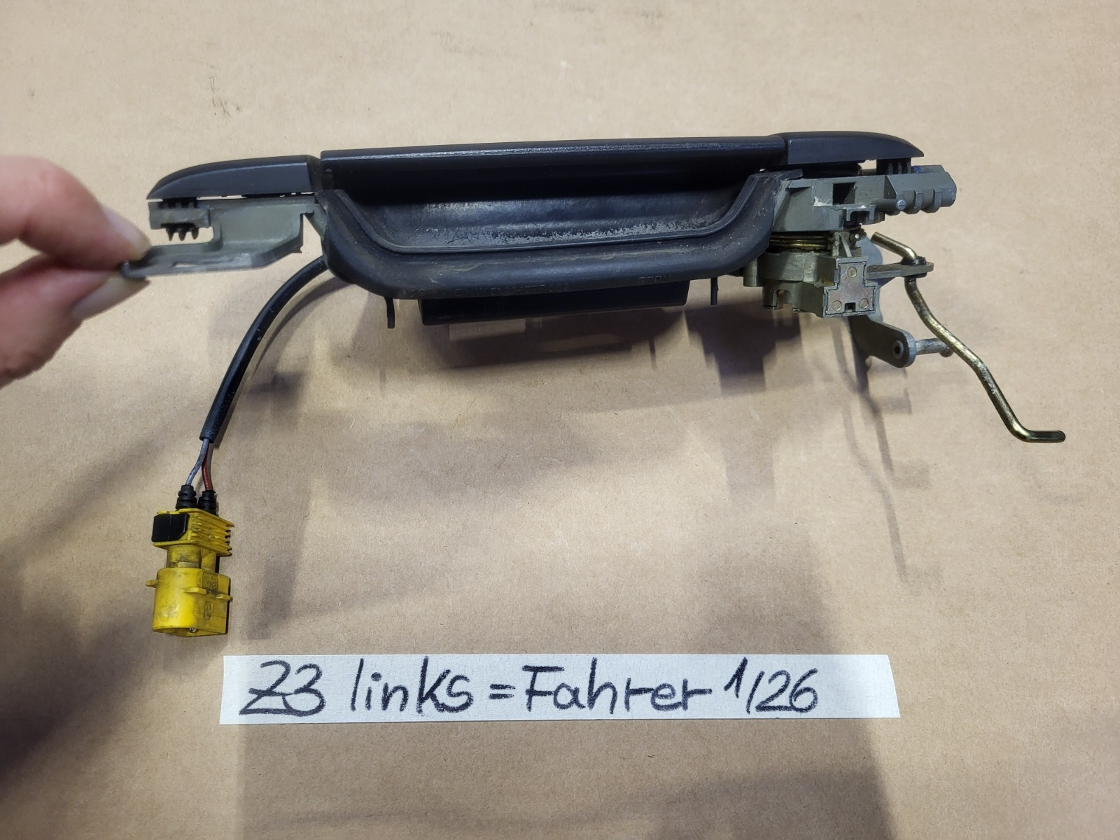 BMW Z3 Roadster Coupe Türgriff Fahrer Tür Öffner Griff außen VORNE LINKS 1960801 – Bild 3