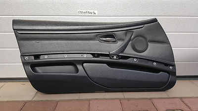 BMW E92 E93 english Tür Verkleidung RHD left Door Card Cover Panel Trim leather