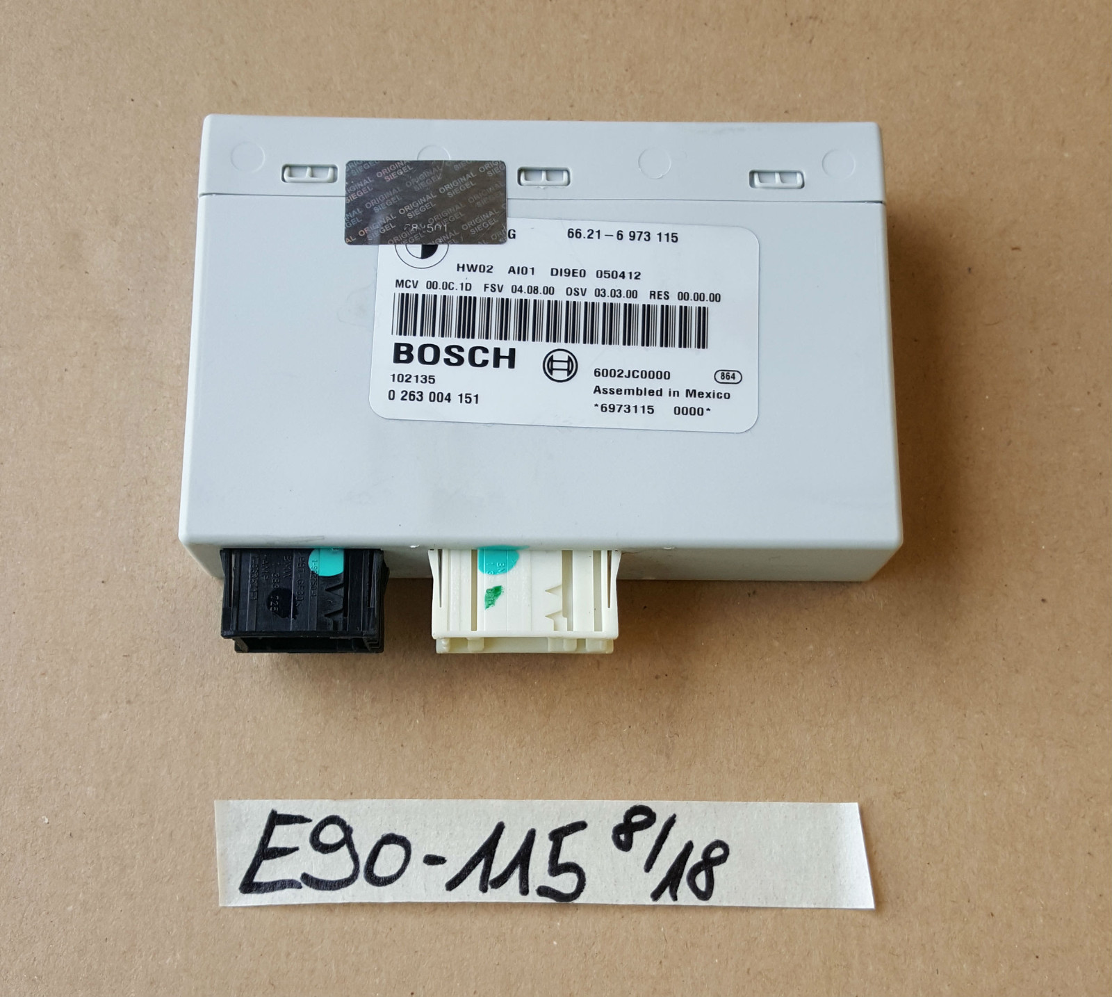 BMW E90 E91 E92  PDC Steuergerät Modul Einparkhilfe 6973115 – Bild 1