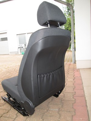 BMW E60 E61 Beifahrer Sitz grau Jul Edward Anthrazit Stoff ABHOLUNG – Bild 4