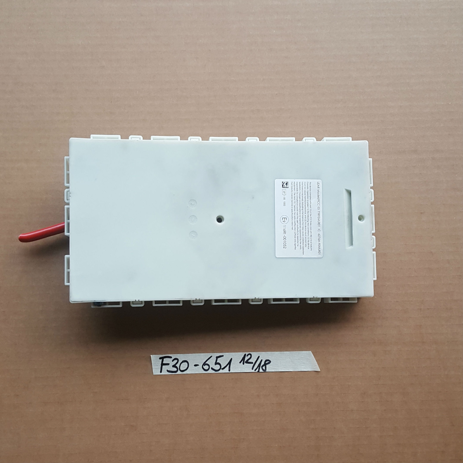 BMW F31 F30 Lear Modul Fussraum Steuergerät  Licht 9325651 – Bild 2