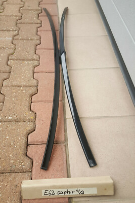 BMW E63 Dach Leiste Dachleisten Zierleisten Dachreling black saphir schwarz 475 – Bild 3