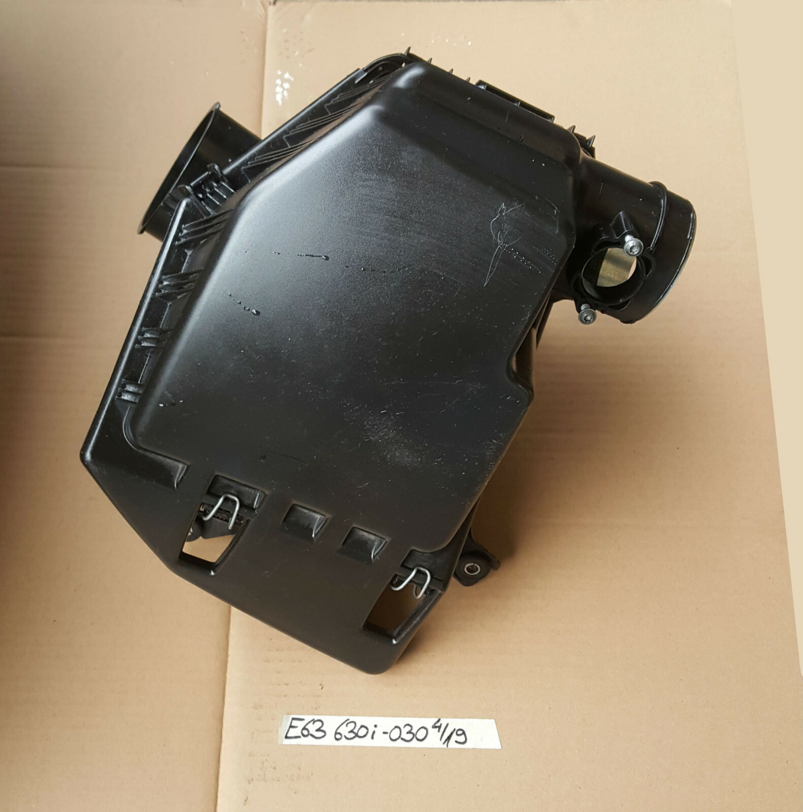 BMW E60 E61 E63 Luftfilterkasten 7521030 Resonanzkörper Ansauggeräuschedämpfer – Bild 3