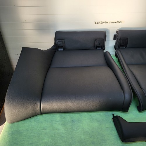 BMW E92 Coupe Rückbank Unterteil Leder schwarz Rücksitz Bank Unten ABHOLUNG – Bild 3