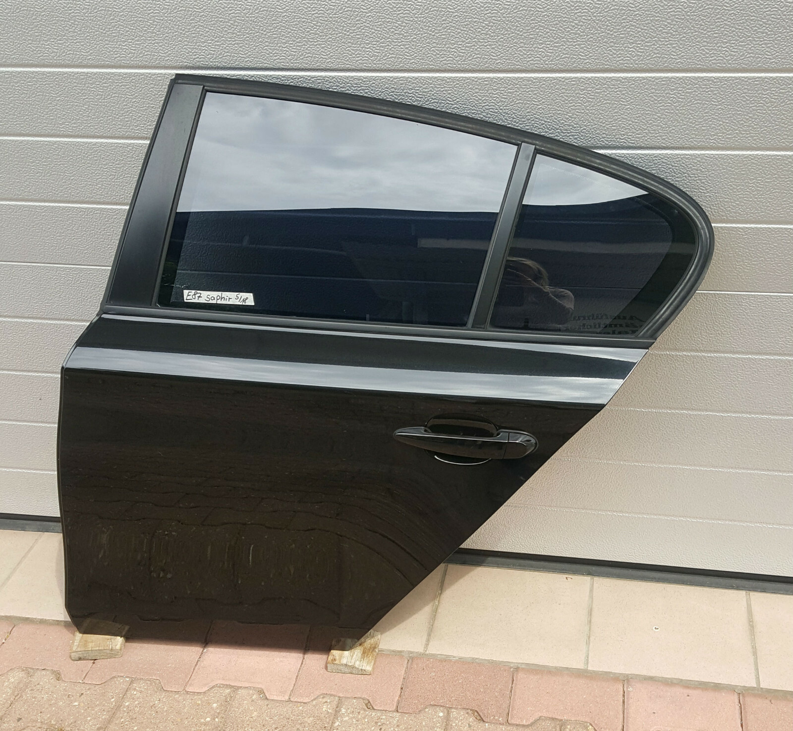 BMW E87 Fahrer Tür HINTEN LINKS black Saphir Schwarz ABHOLUNG – Bild 2