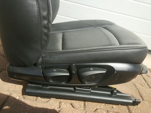 BMW E92 E93 Beifahrer Sitz Leder Dakota schwarz Gestell + Schiene + Airbag – Bild 6