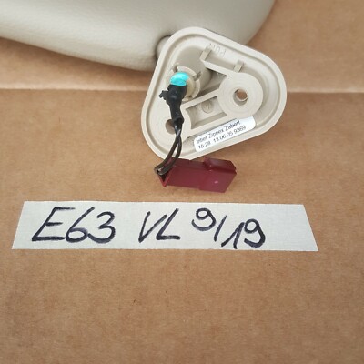 BMW E63 Sonnenblende beige Sonnen Schutz Blende + Spiegel LINKS beleuchtet – Bild 3