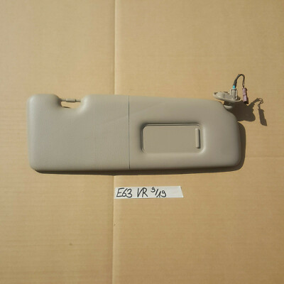 BMW E63 Sonnenblende beige Sonnen Schutz Blende + Spiegel RECHTS beleuchtet – Bild 2