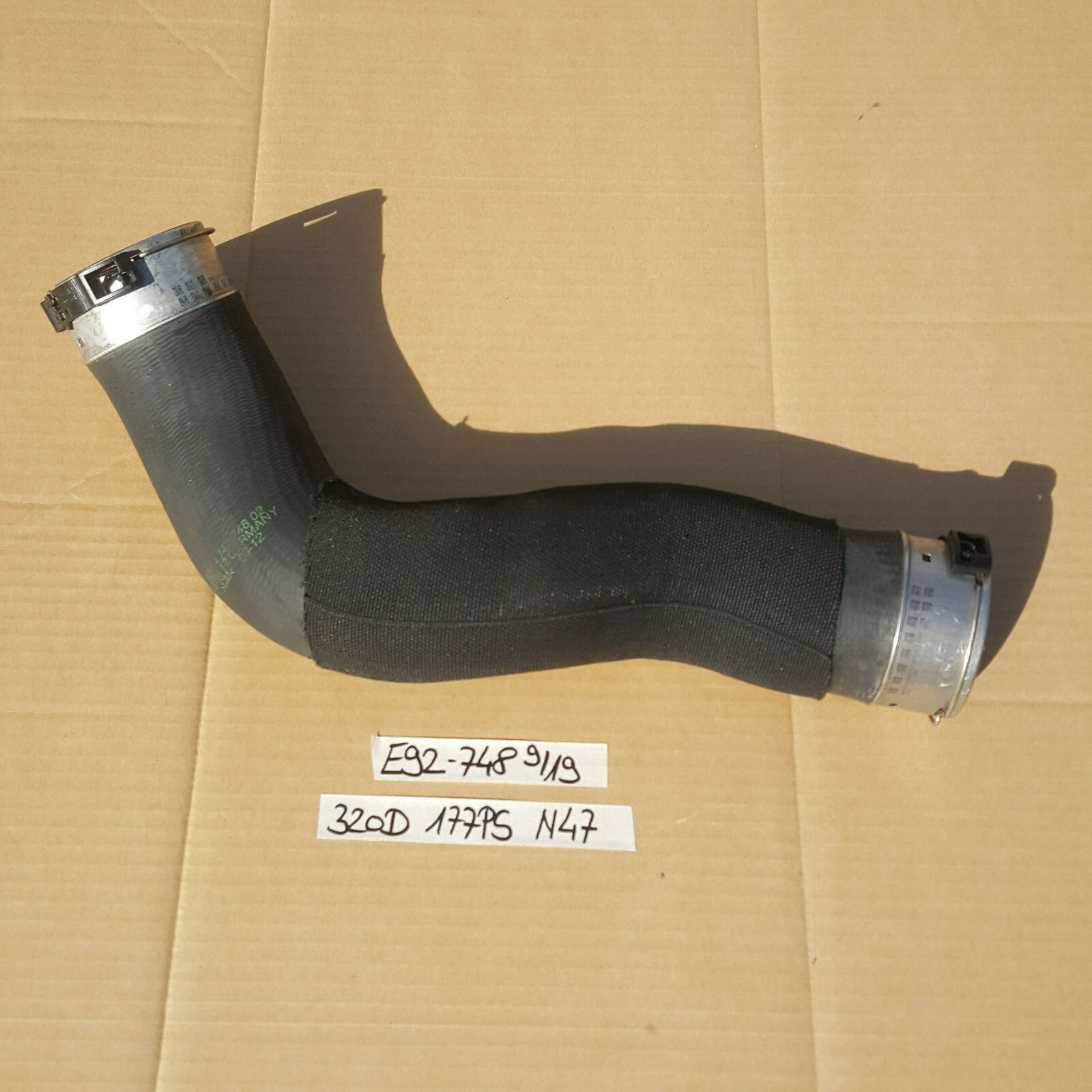 BMW E90 E91 E92 E93 F30 F31 Turbolader Ansaug Rohr N47 Ladeluftleitung  4742748 – Bild 1