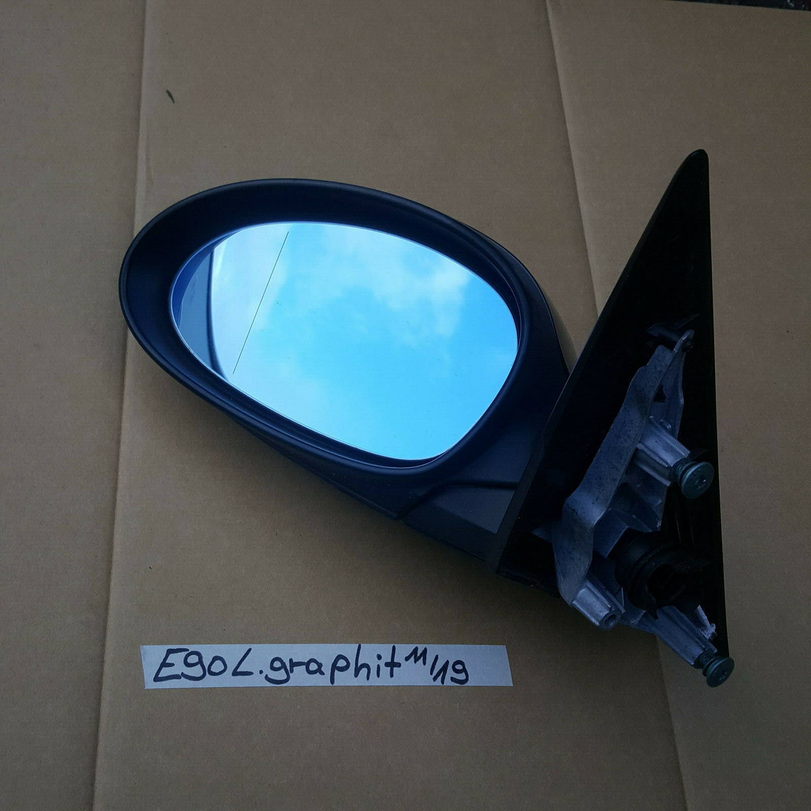 BMW 3er E90 E91 Aussen Seiten Spiegel sparkling graphite A22 LINKS – Bild 3