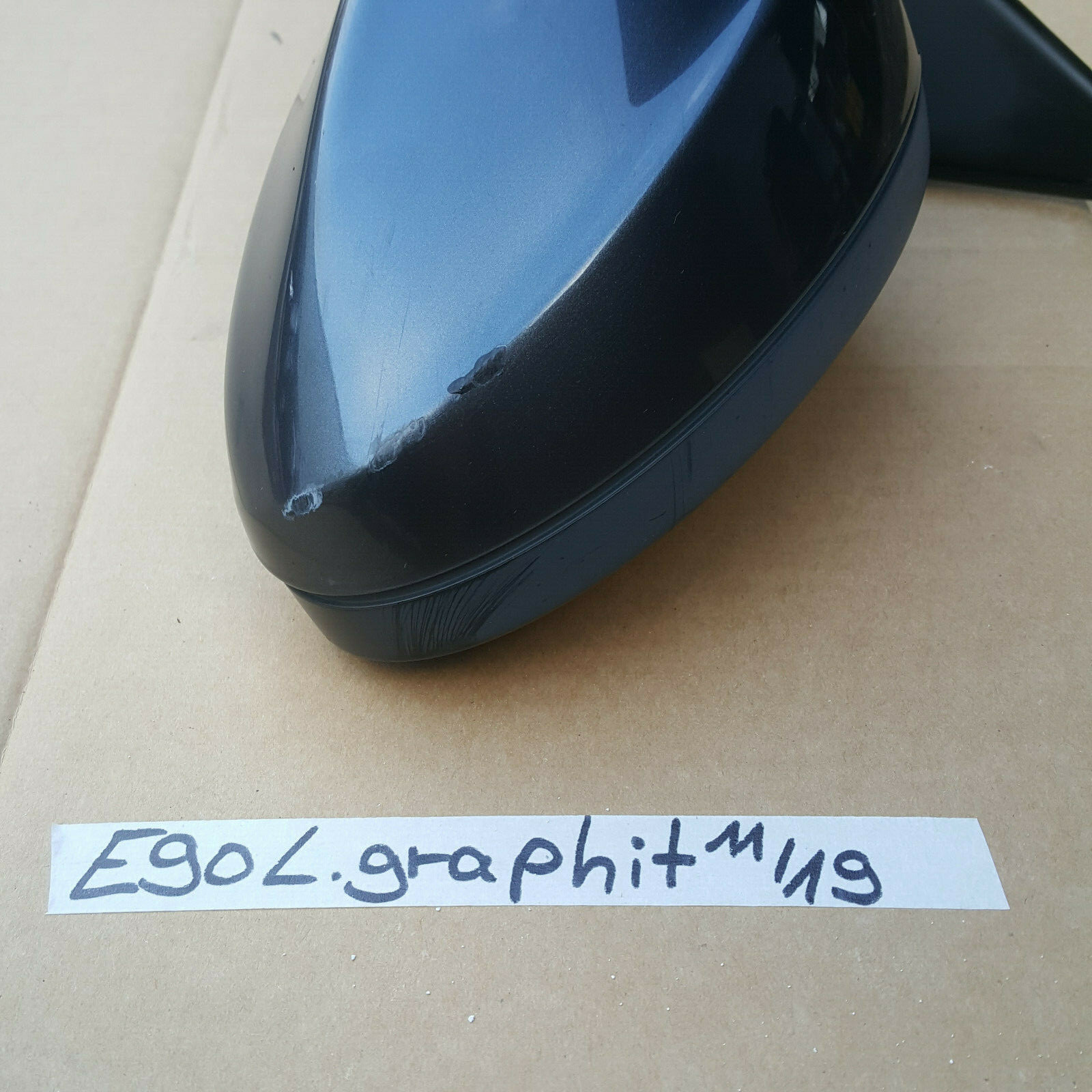 BMW 3er E90 E91 Aussen Seiten Spiegel sparkling graphite A22 LINKS – Bild 4