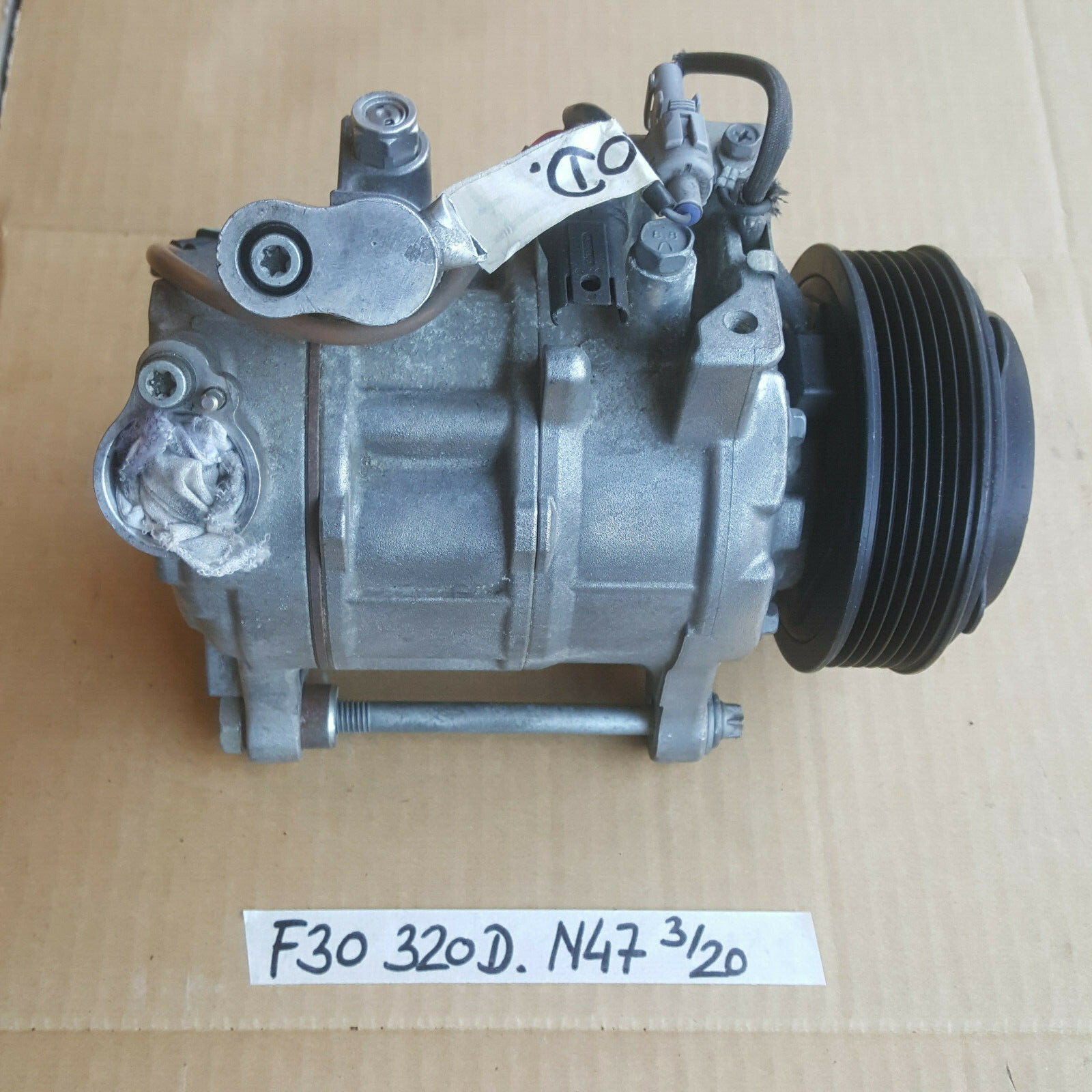 BMW F20 F21 F30 F31 F35 Klimakompressor 316 - 320 Diesel N47 Motor 9223694 – Bild 2