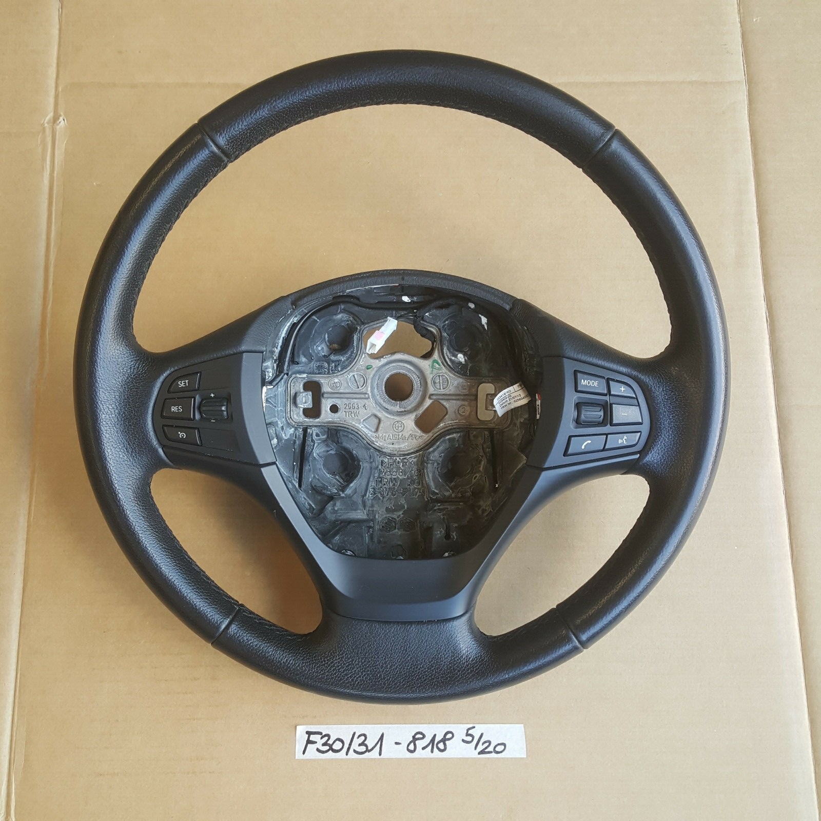 BMW F20 F21 F30 F34 F35 F32 F33 MFL Leder Sport Lenkrad Multifunktion Lenker – Bild 1