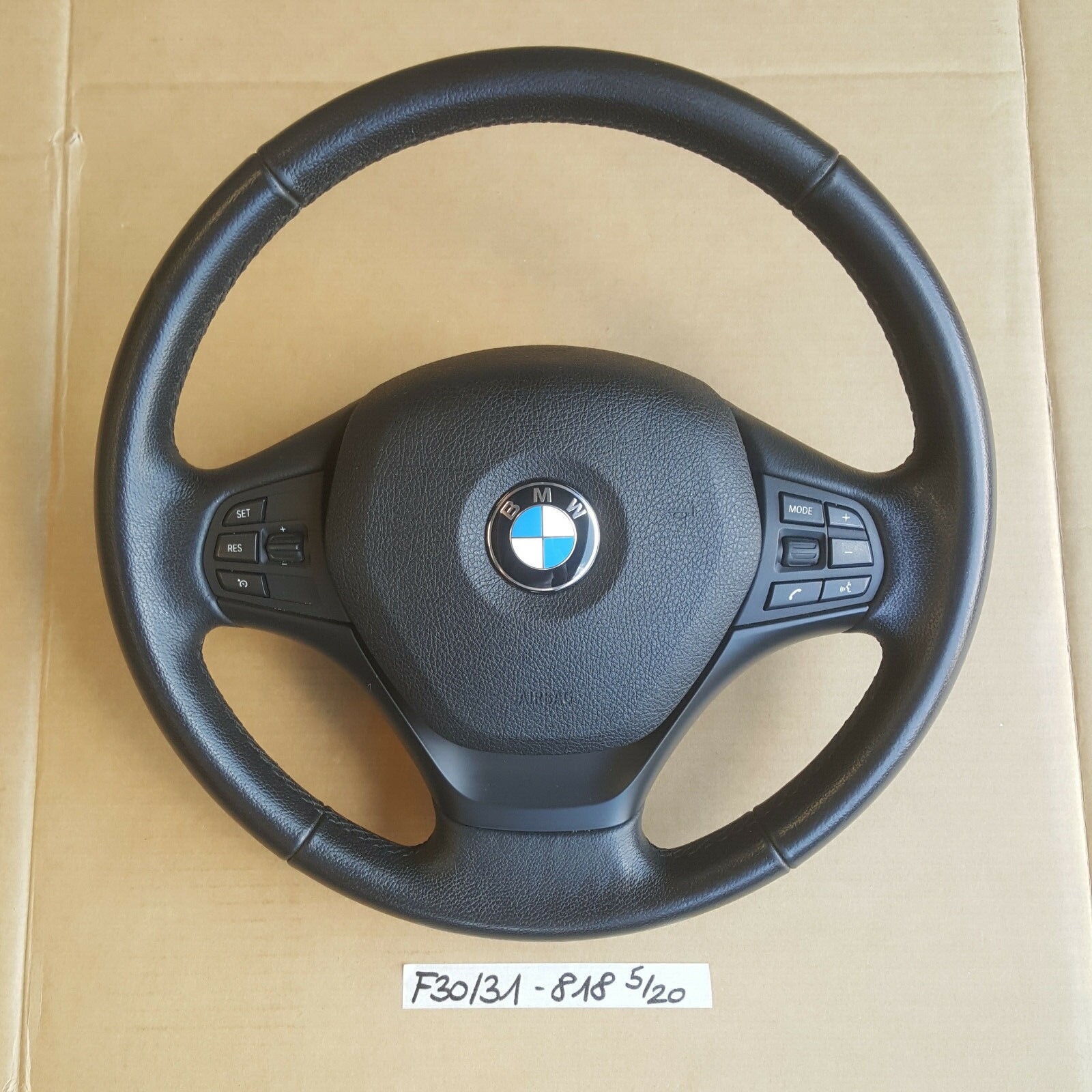 BMW F20 F21 F30 F34 F35 F32 F33 MFL Leder Sport Lenkrad Multifunktion Lenker – Bild 2