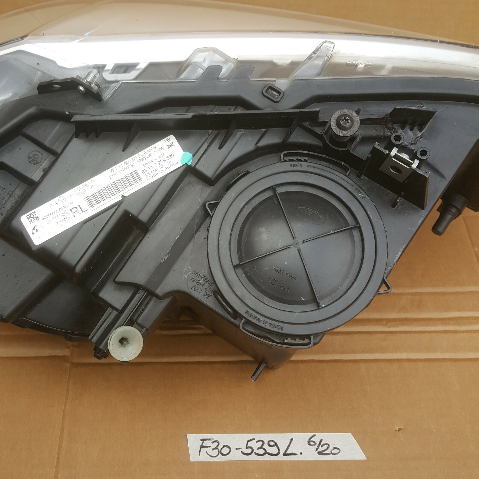 BMW 3er F30 F31 Halogen Front Scheinwerfer links 7259539 – Bild 6