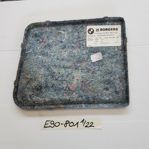 BMW E90 Kofferraum Verkleidung Gepäckraum Werkzeug Fach Abdeckung 6951801 – Bild 2