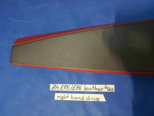 BMW Z4 leather cockpit trim Armaturenbrett Verkleidung Leder right hand drive – Bild 4