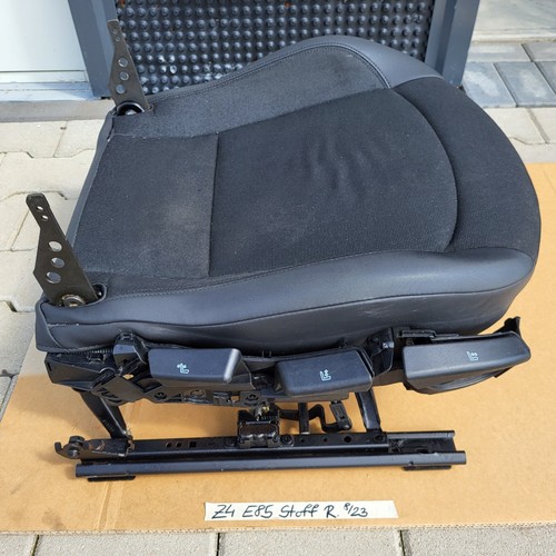 BMW Z4 E85 Beifahrer Sitz Unterteil Stoff Anthrazit + Gestell Schiene Manuell – Bild 1
