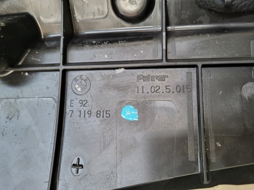 BMW E92 Coupe Rückbank Oberteil LINKS Leder schwarz Rücksitz Lehne ABHOLUNG – Bild 5