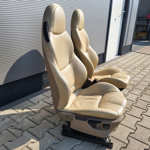BMW Z3 Roadster Fahrer +  Beifahrer Sport Sitz Leder beige Sitzheizung ABHOLUNG
