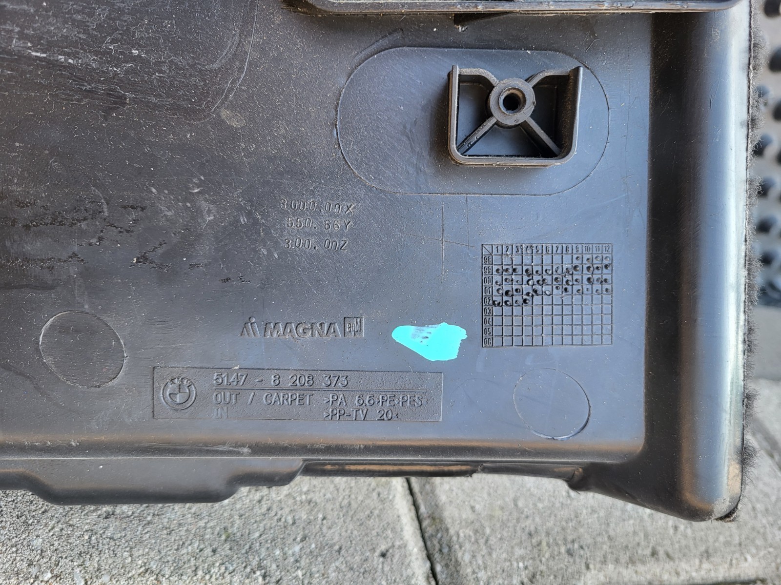 BMW E46 Touring Kofferraum Verkleidung / Gepäckraum Abdeckung LINKS 8208373 – Bild 4