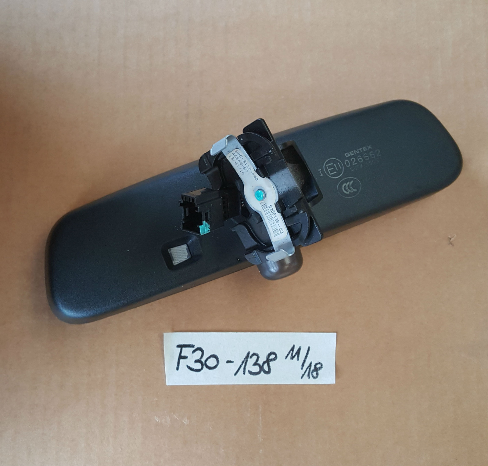 BMW F30 F31 F34 F80 Rück Spiegel Innenspiegel EC / LED 9256138 – Bild 3