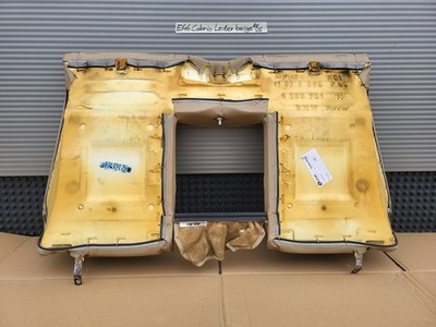 BMW E46 Cabrio Rückbank Rücksitz Bank Sitz Lehne HINTEN Leder Beige ABHOLUNG – Bild 6