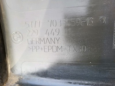 BMW 5er E60 E61 Seiten Schweller Leiste LINKS Mystic blau metallic ABJOLUNG – Bild 4