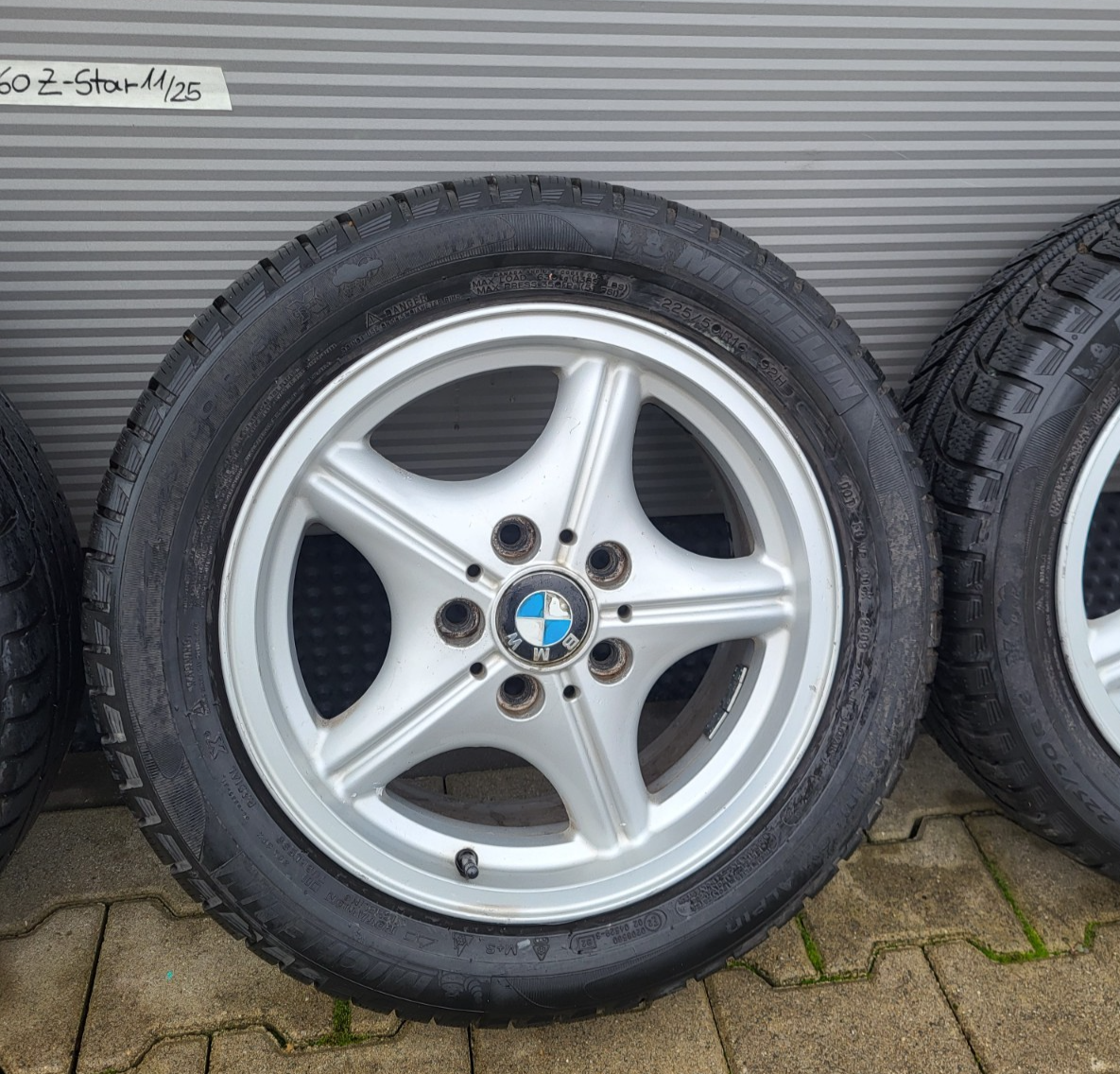 BMW E46 E36 Z3 Alufelgen 1092260 Z-Star 7 J x 16 Zoll 2x Winter Reifen ABHOLUNG – Bild 4