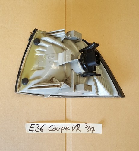 BMW 3er E36 Cabrio Coupe Blinker  Blink Licht Klarglas weiß VORNE RECHTS