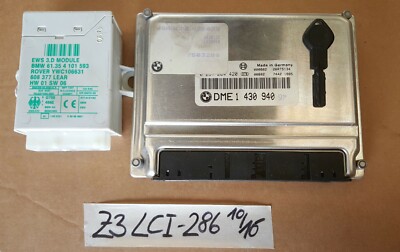 BMW E36 Z3 Facelift Motorsteuergerät 7503286 Grund Modul 1430940 + EWS 4101593
